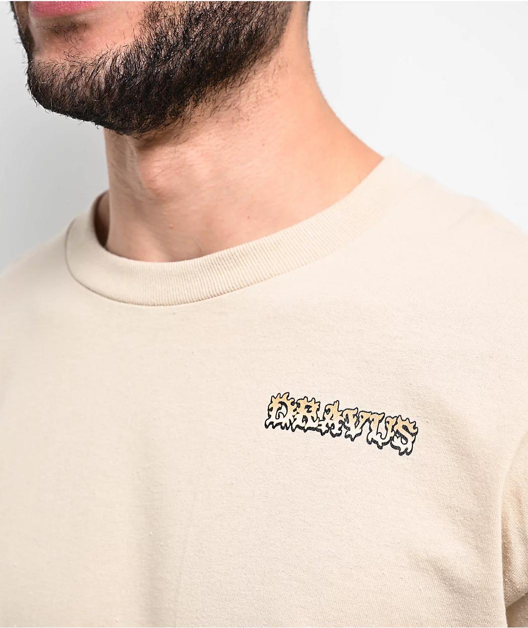 Dravus Temple Of Truth Natural Long Sleeve T-Shirt Product Image