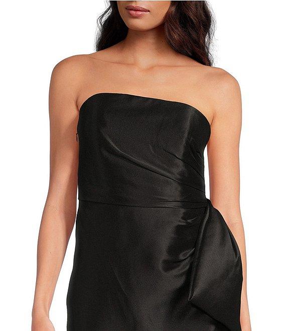 Belle by Badgley Mischka Abigail Strapless Bow Detail Mermaid Dress Product Image