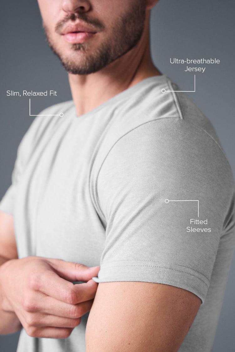 Triumph Tee - Athletic Heather Grey Product Image