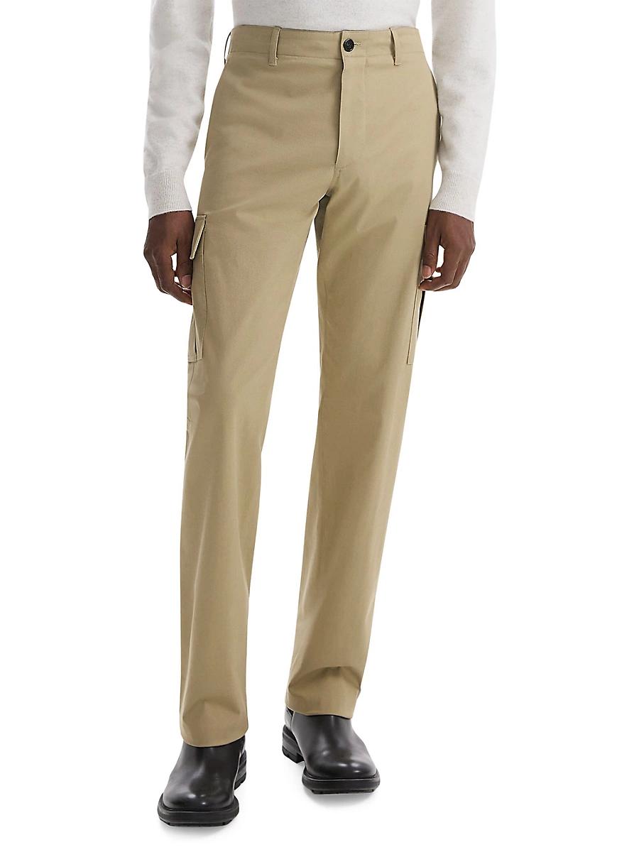Mens Stretch-Cotton Cargo Trousers Product Image