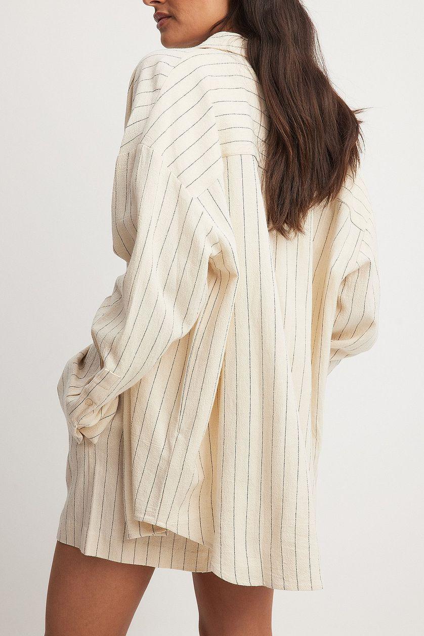 Oversized Linen Blend Shirt Product Image