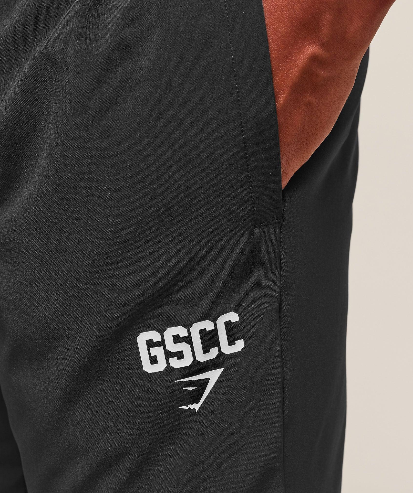 Gymshark Hybrid Athlete Woven Joggers - Black Male Product Image