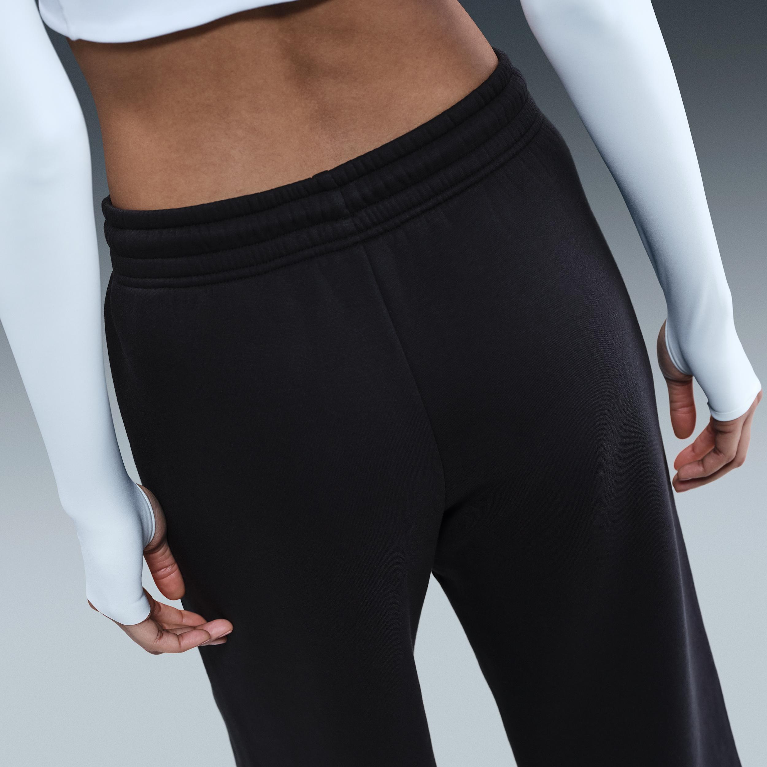 Womens Nike Sportswear Phoenix Fleece High-Waisted Wide-Leg Pants | IH1011-010 Product Image