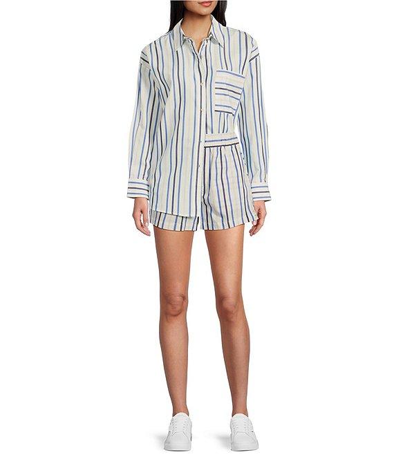 Copper Key Coordinating Multi Stripe Boxer Shorts Product Image