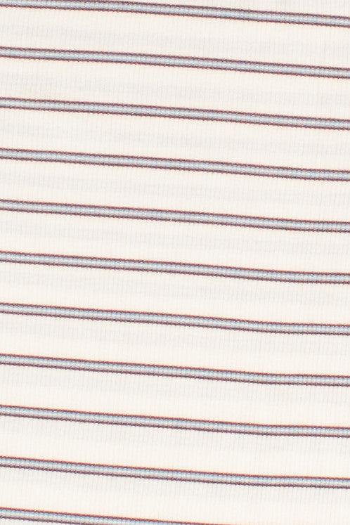 Ribbed Striped Tee Product Image