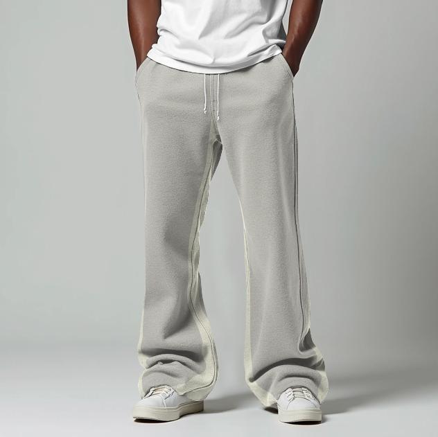 Sopula Men's Essential Patchwork Flared SweatPants Product Image