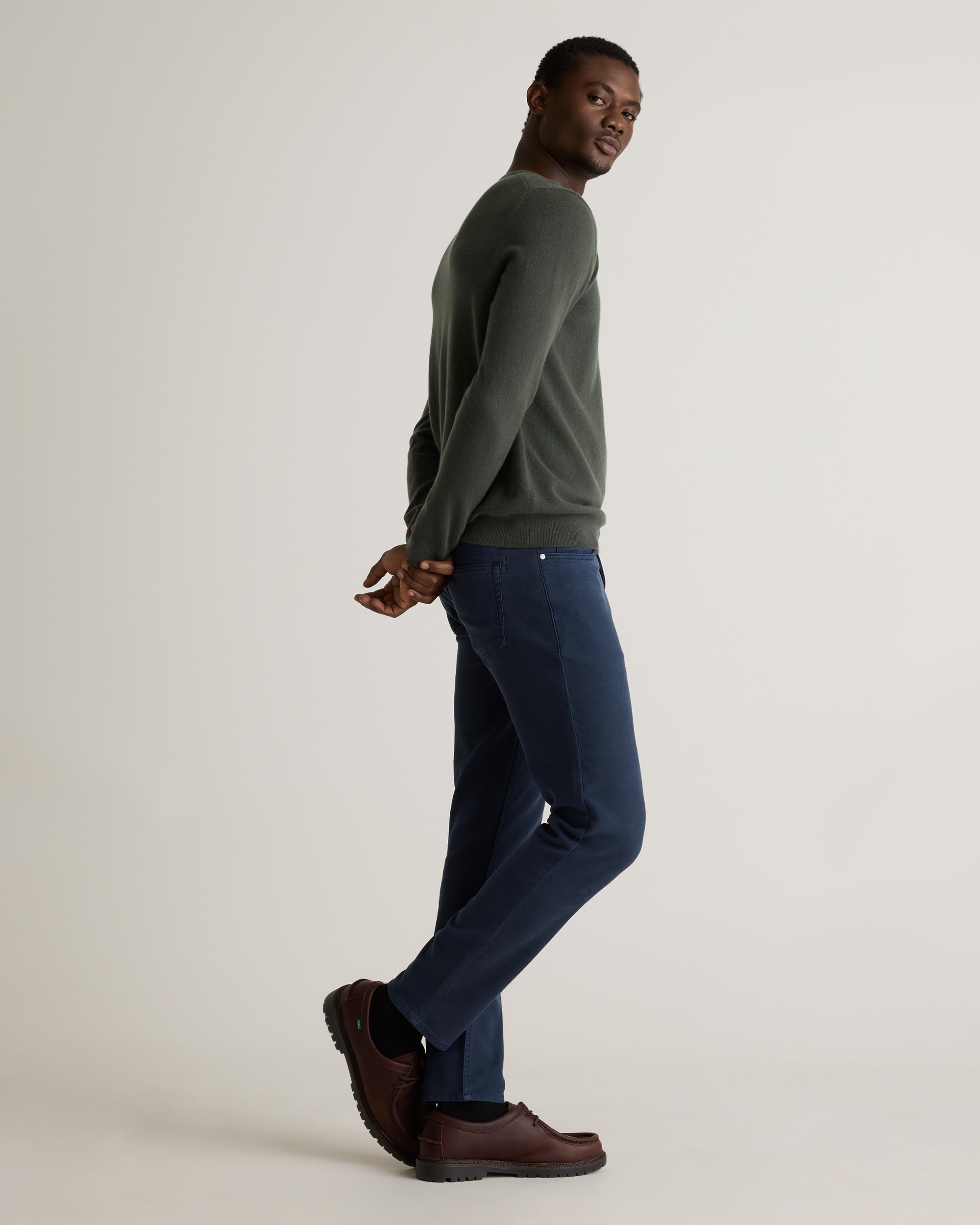 Quince | Men's French Terry 5-Pocket Pants Organic Cotton Product Image