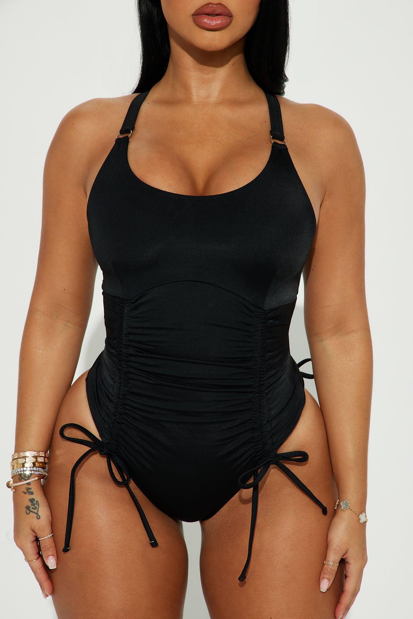 Haute In The Heat One Piece Swimsuit - Black Product Image