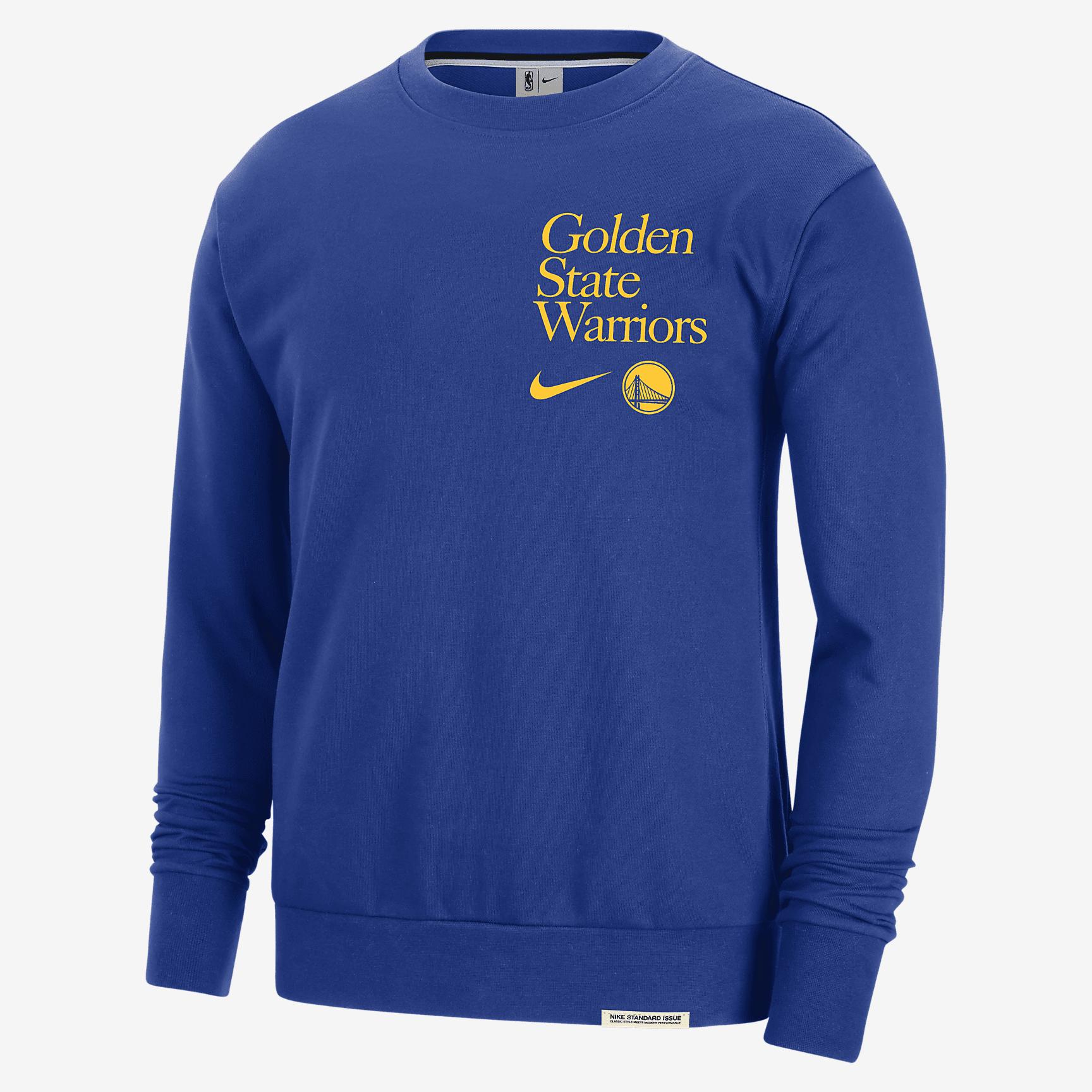 Golden State Warriors Standard Issue Men's Nike Dri-FIT NBA Crew-Neck Sweatshirt Product Image