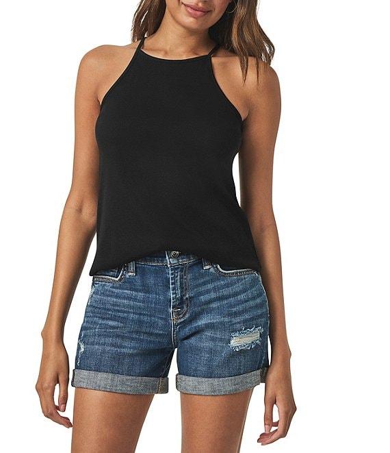 Splendid Marina Knit Crew Neck Sleeveless Tank Product Image