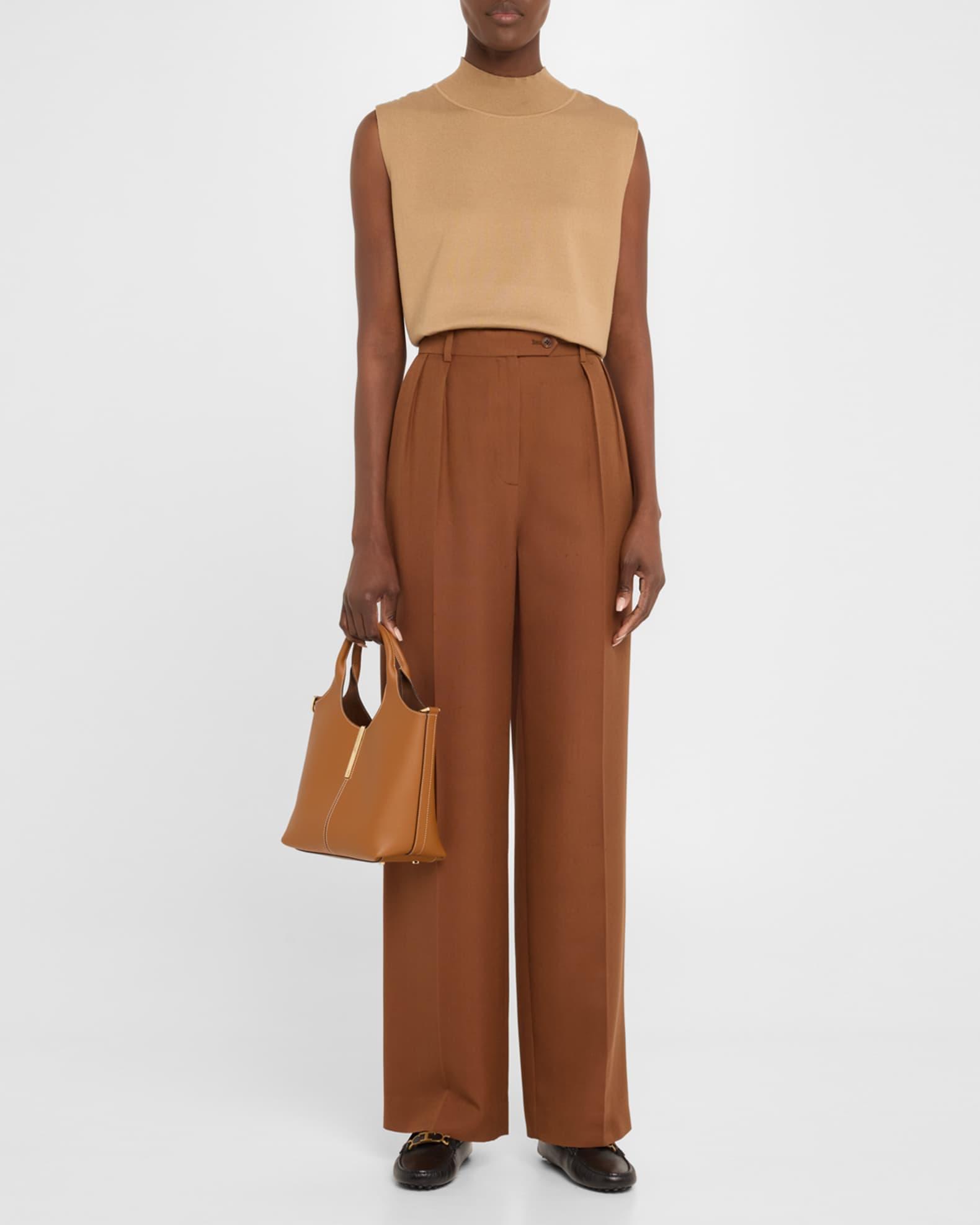 Mini Leather Tote Shopping Bag Product Image