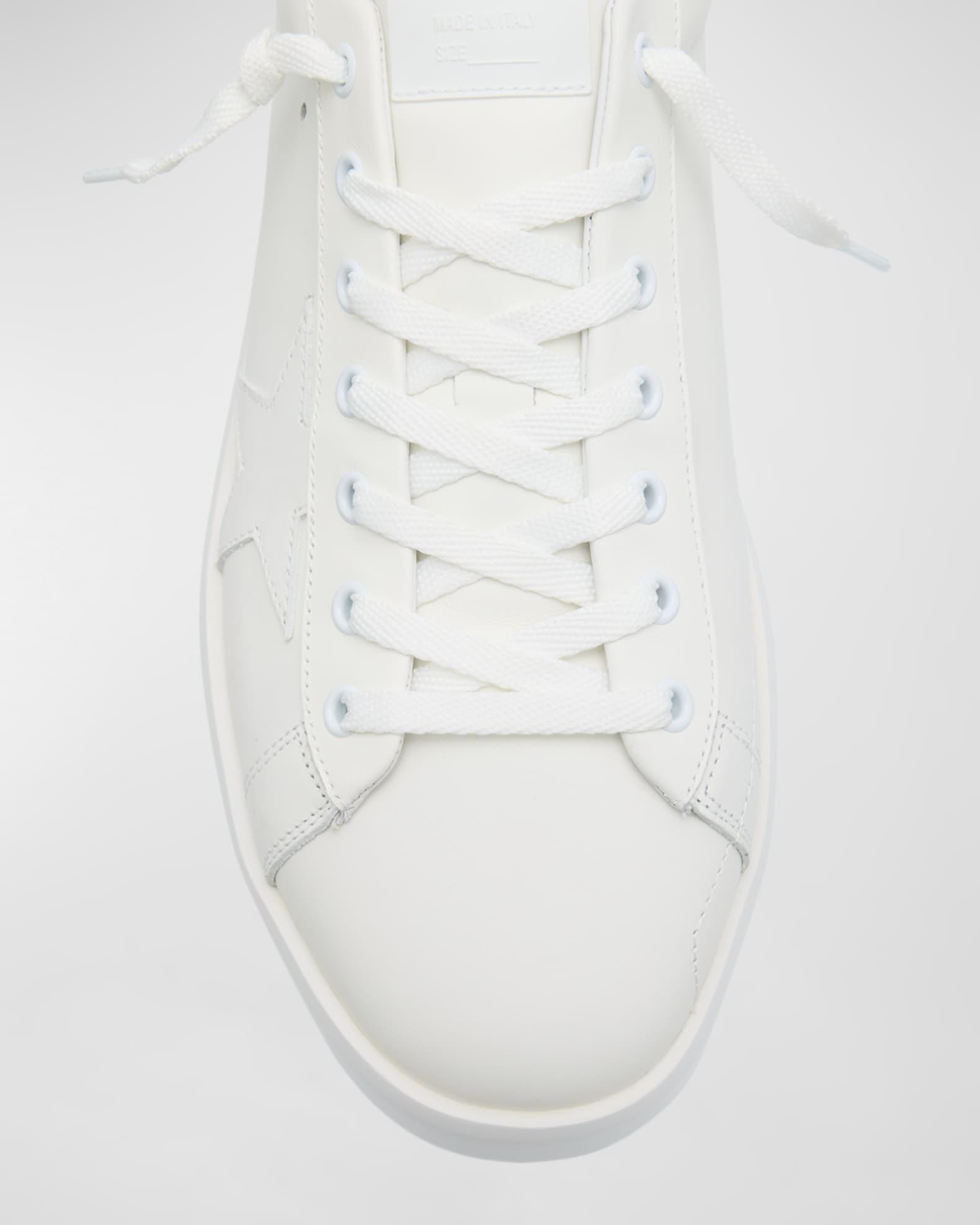 Men's Pure Star Leather Low-Top Sneakers Product Image