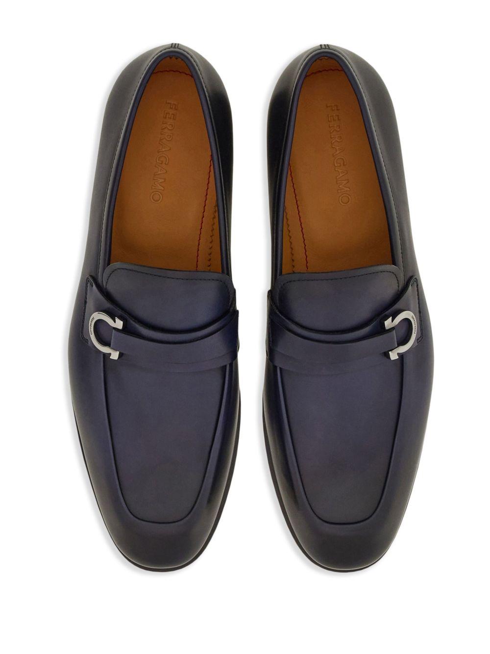 Gancini-embellished loafers Product Image