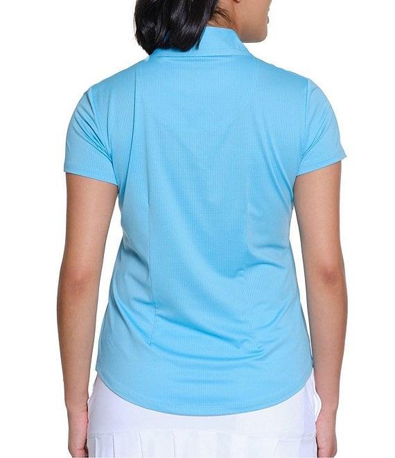 Sport Haley Cortina Collared Quarter Zip Short Sleeve Top Product Image