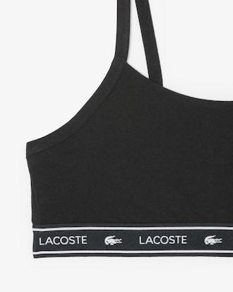 Stretch Cotton Logo Band Bralette Product Image