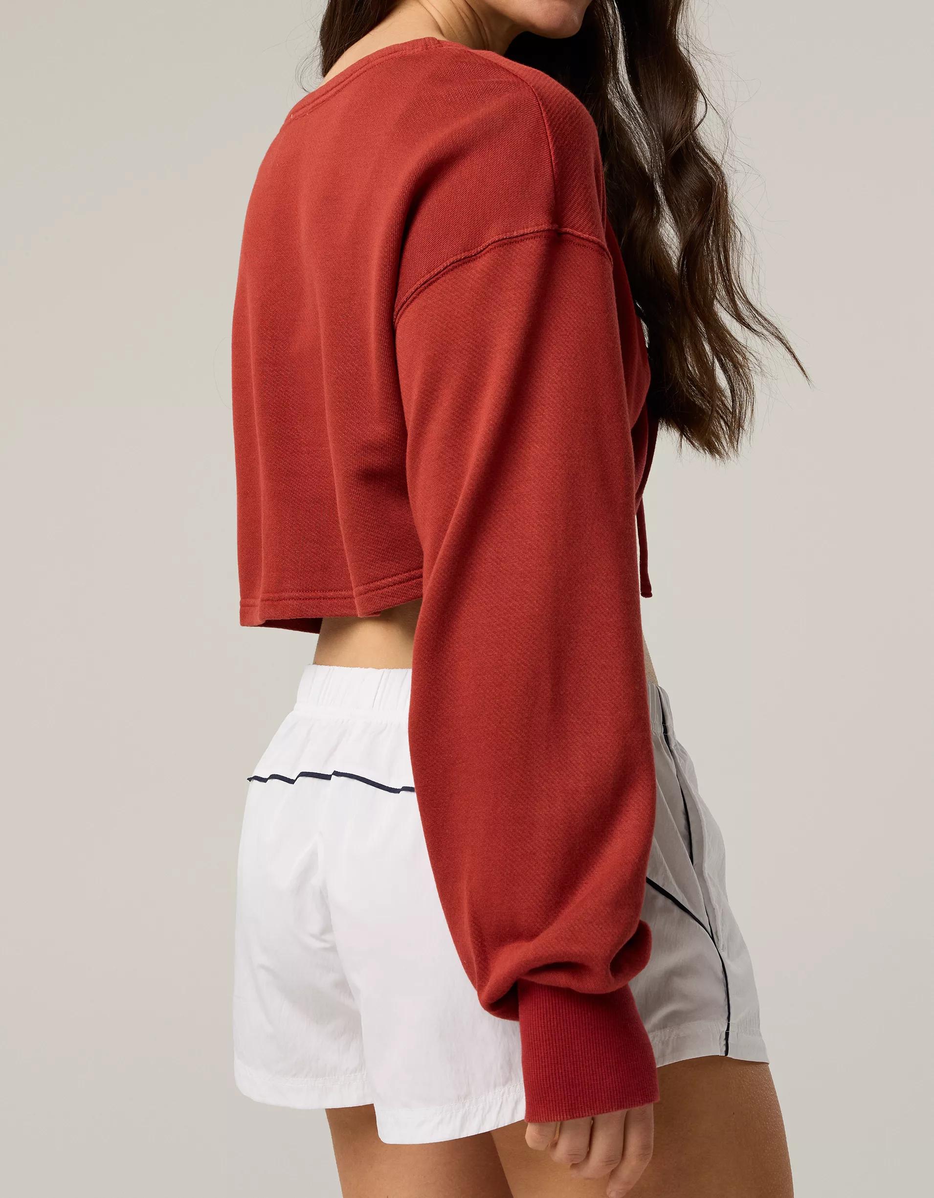 OFFLINE By Aerie Keep It 100 Terry Cinched Front Crewneck Product Image