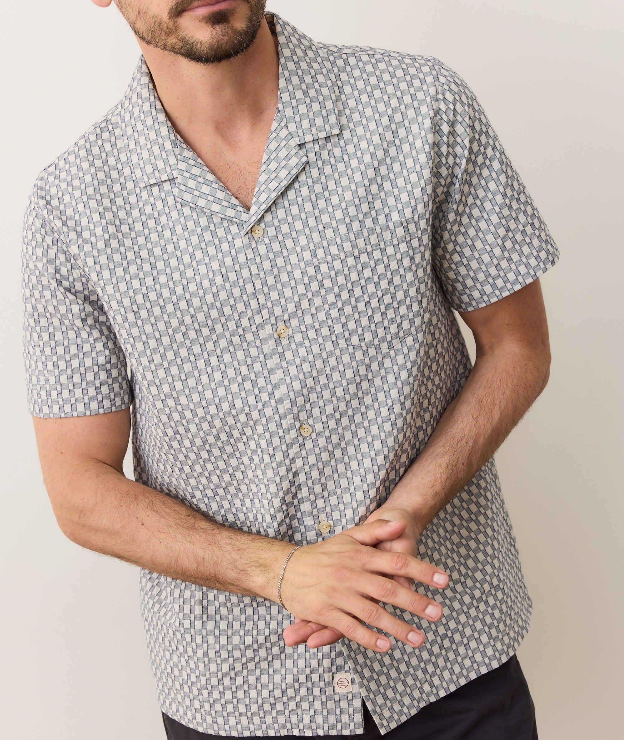 Landon Checkered Resort Shirt Product Image