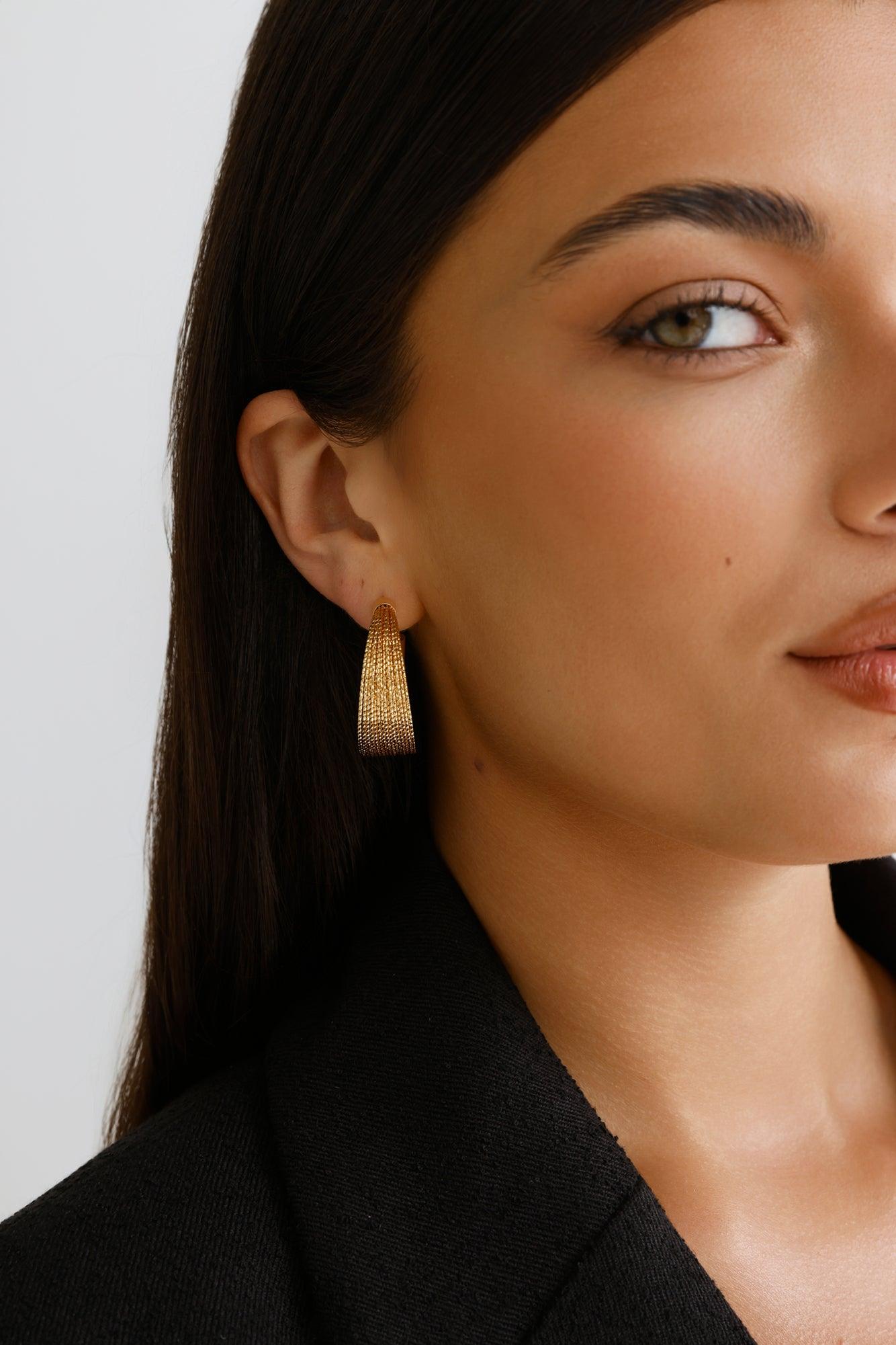 Goddess Of Joy Earrings Gold Product Image