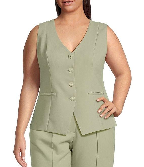 Lucy Paris Plus Size Cooridinating Mila Vest Product Image