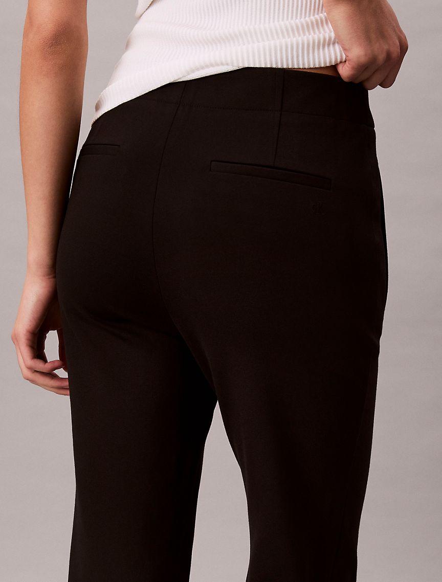 Ponte Flared Fit Pants Product Image