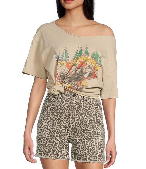 Junk Food Def Leppard 1987 World Tour Graphic Short Sleeve T-Shirt Product Image