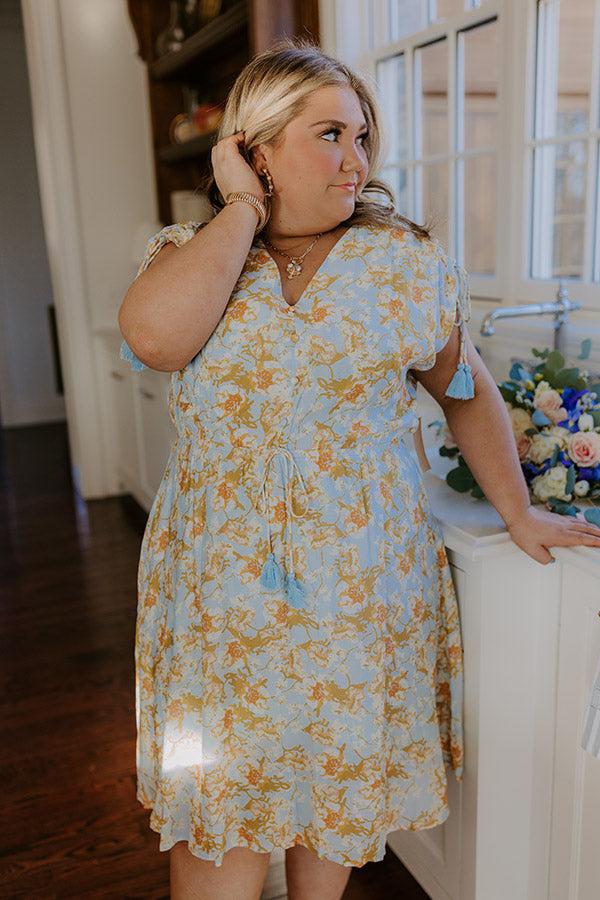 Kind Moment Floral Mini Dress Curves Product Image