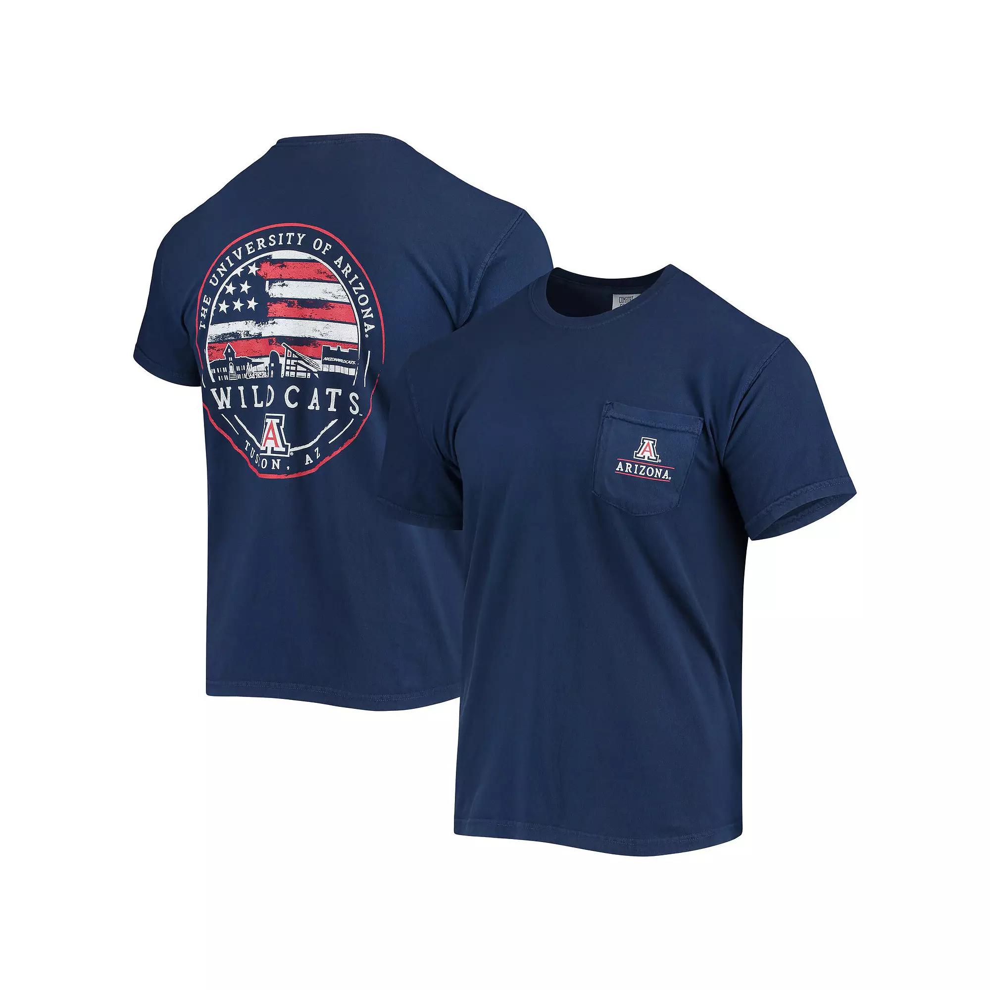 Men's Navy Arizona Wildcats Campus Americana T-Shirt, Size: Large, Blue Product Image