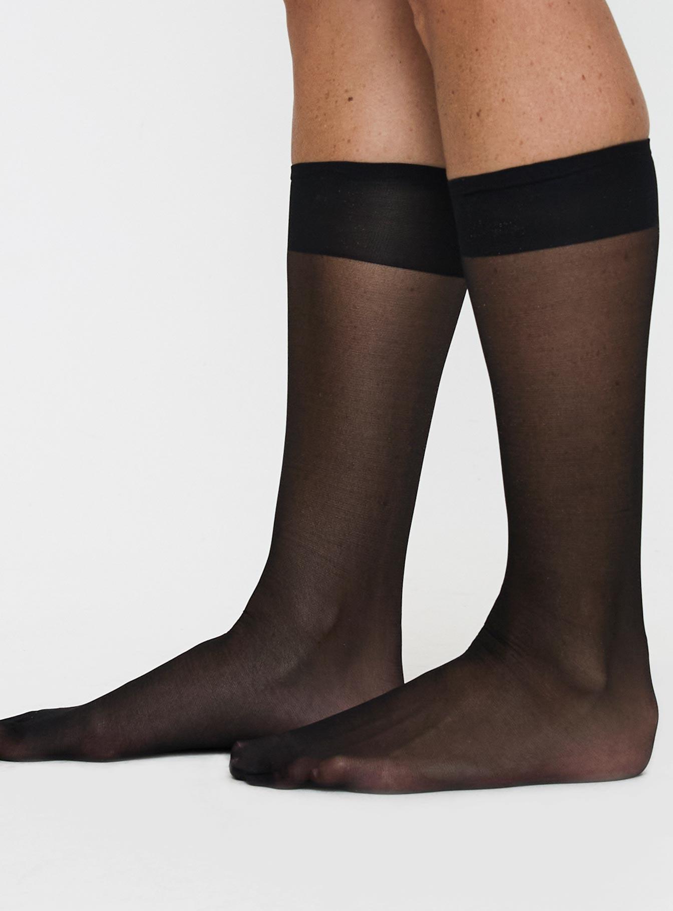 Mysteria Sheer Socks Black Product Image
