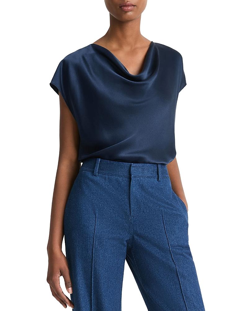 Vince Cowl Neck Silk Blouse Product Image