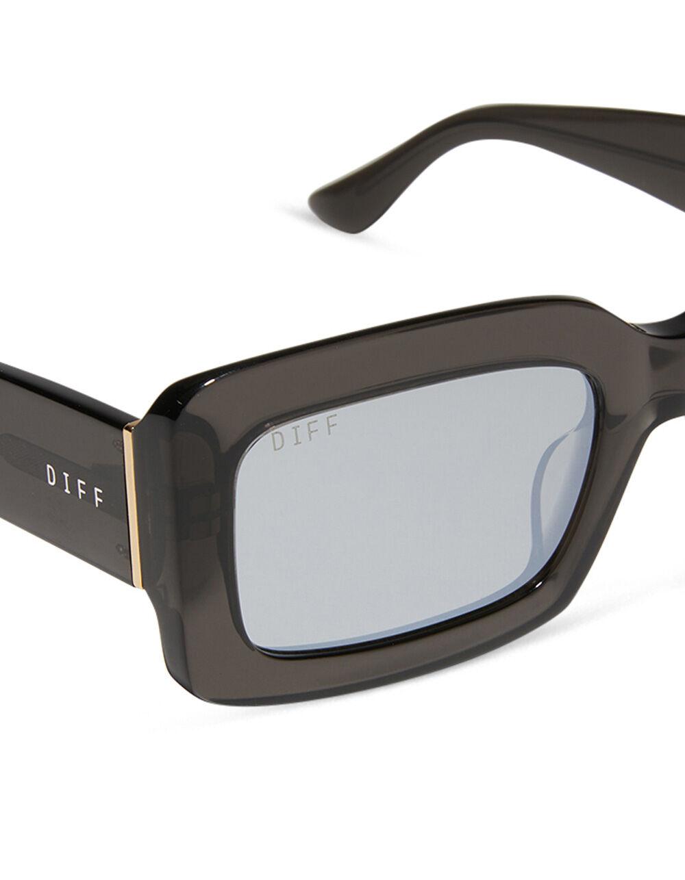 DIFF EYEWEAR Indy Polarized Sunglasses - CRYSTAL SMOKE Product Image