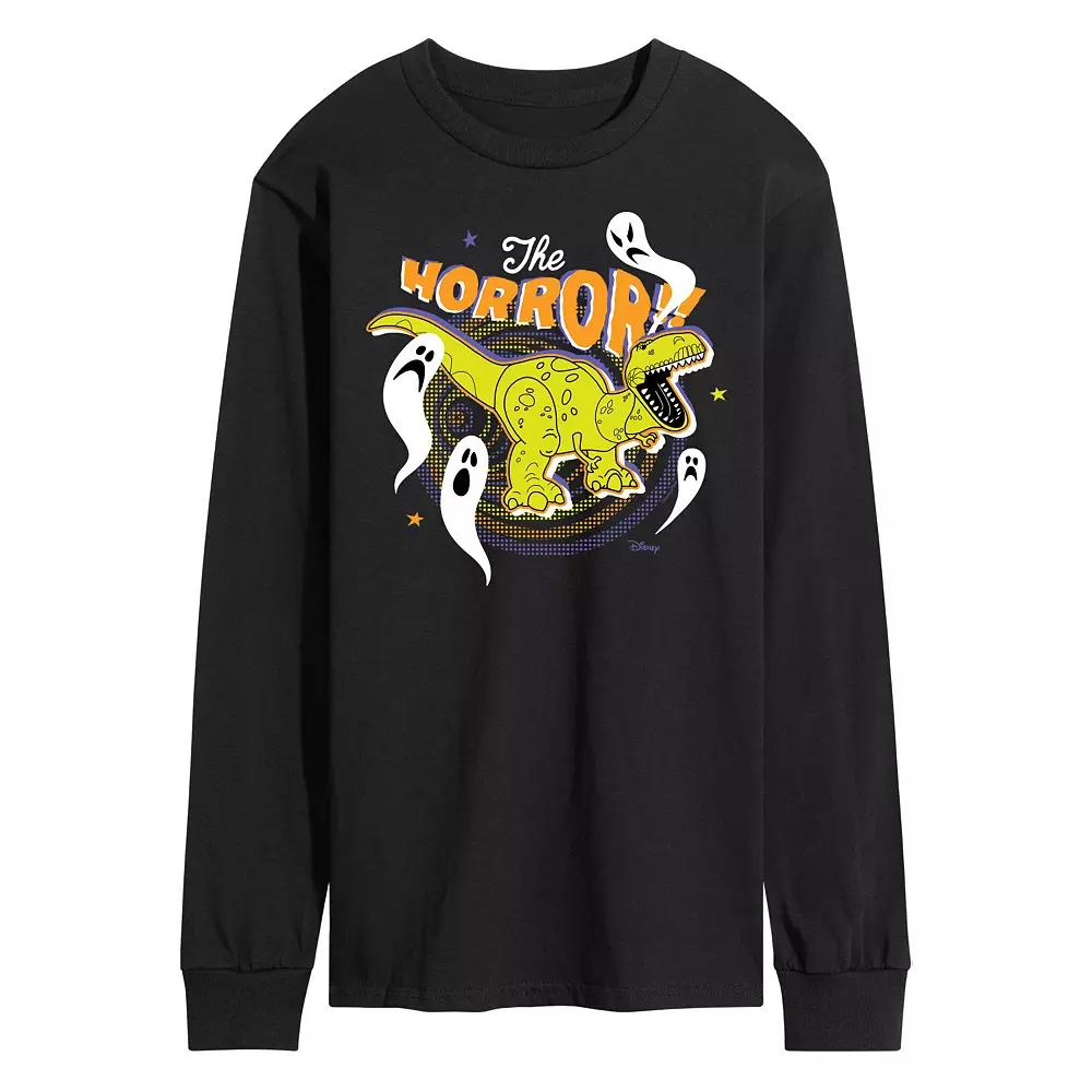 Disney/Pixar's Toy Story Men's The Horror Rex Long Sleeve Graphic Tee,  Product Image