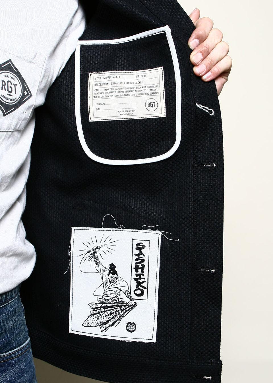 Supply Jacket // 15oz Stealth Sashiko Product Image