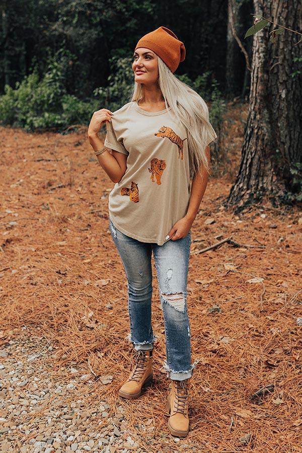 Good Behavior Graphic Tee In Iced Latte Product Image