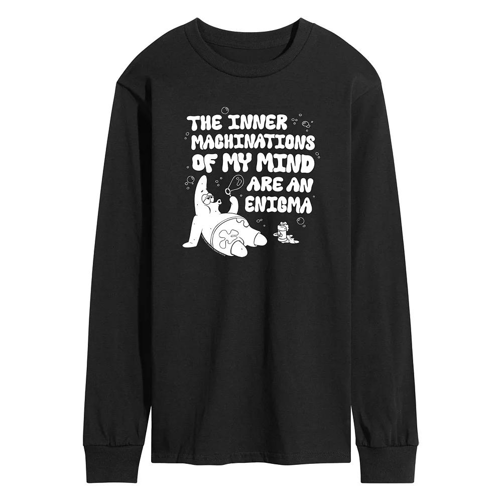 Men's SpongeBob SquarePants Patrick Long Sleeve Graphic Tee,  Product Image