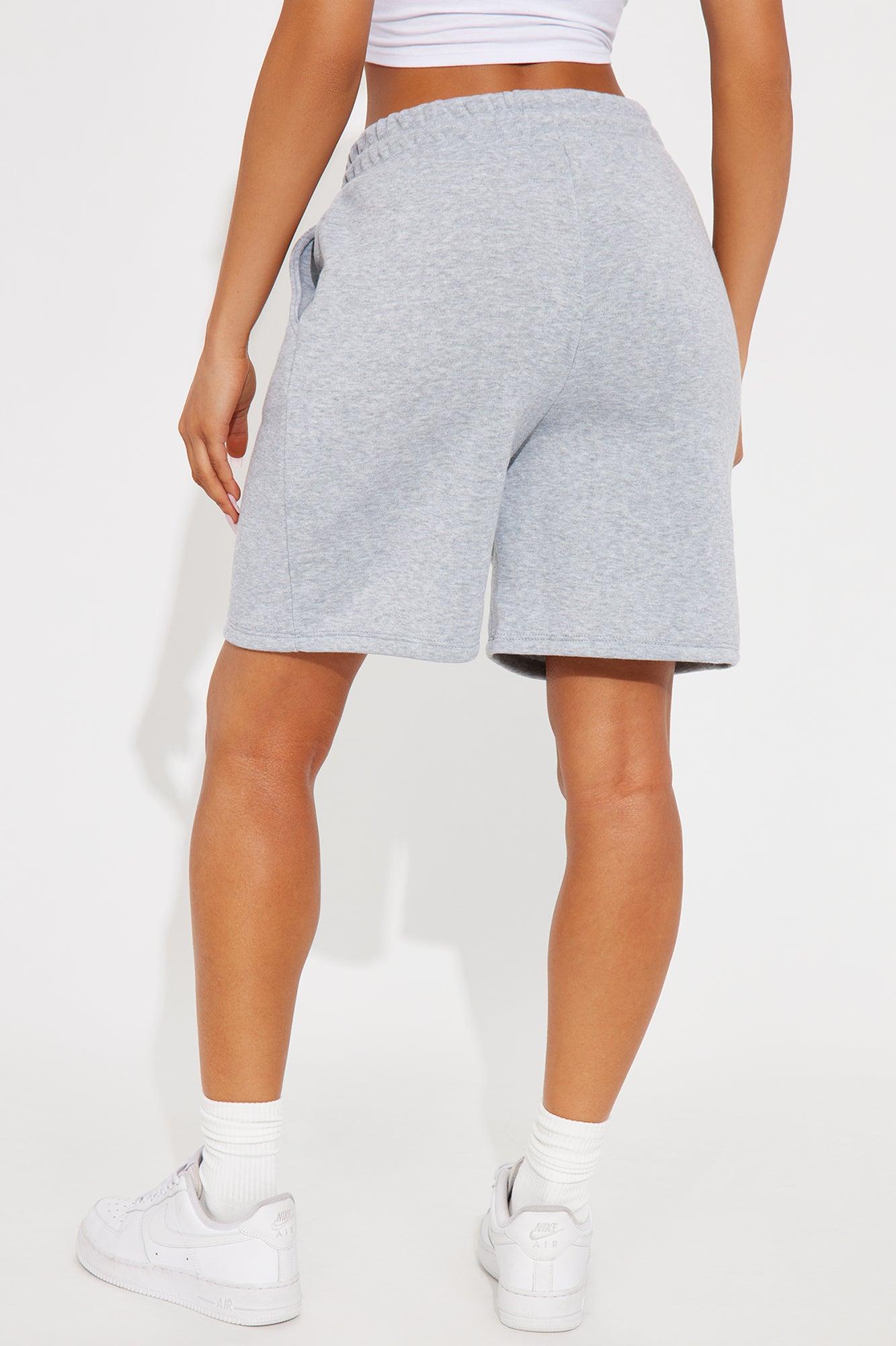 Candice Boyfriend Short - Heather Grey Product Image