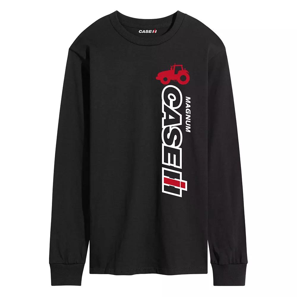 Men's Case IH Vertical Logo Long Sleeve Graphic Tee,  Product Image