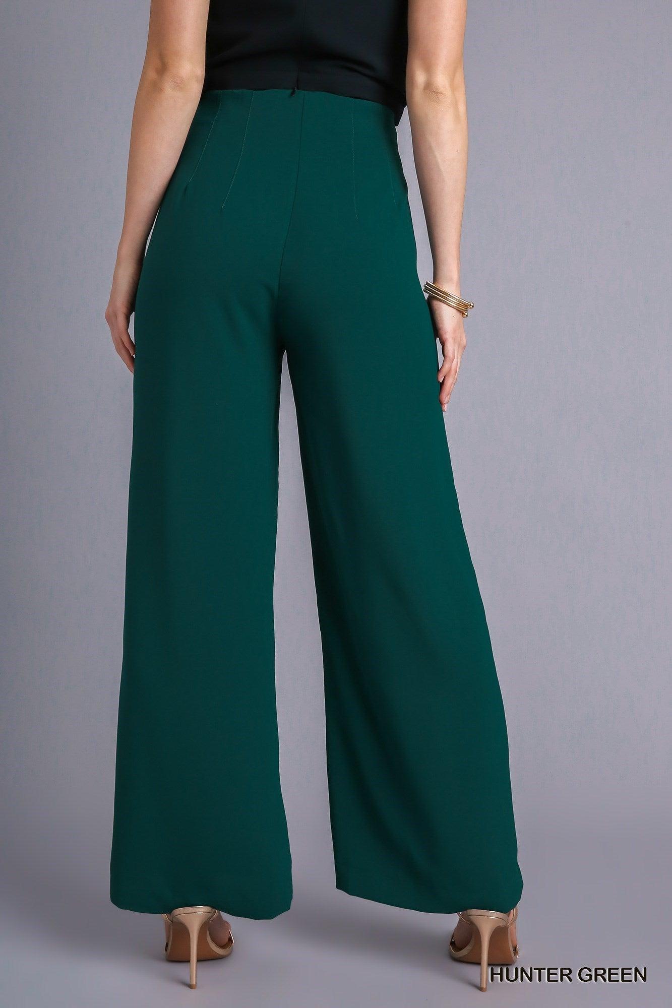 The Marilyn Pant | High Waist Wide Leg Pants, 2 Colors (Small to Large) Product Image