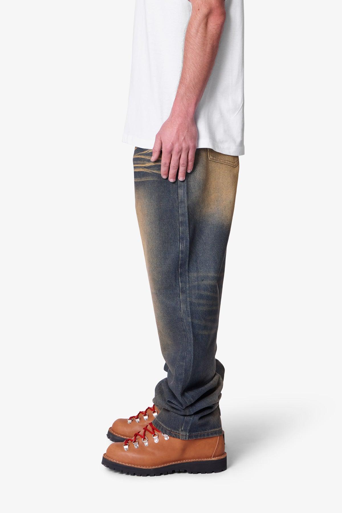 Ultra Baggy High Low Denim - Medium Blue Product Image
