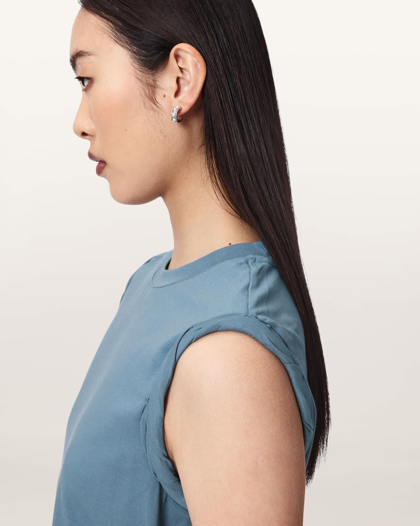 West Sleeveless Tank Top CAPTAIN BLUE | ALLSAINTS US Product Image