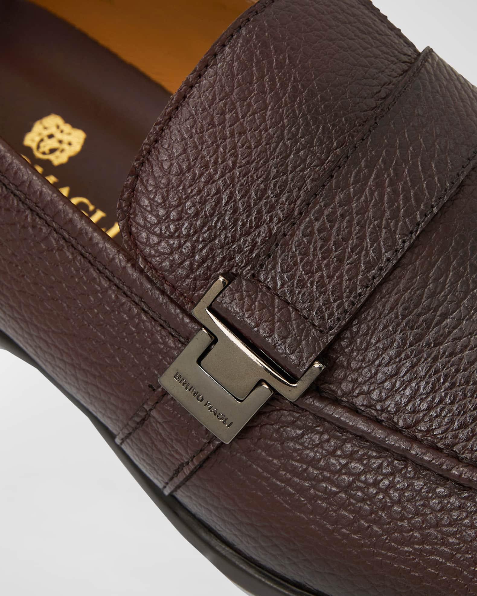 Bruno Magli Mens Arlo Slip On Buckle Loafers Product Image