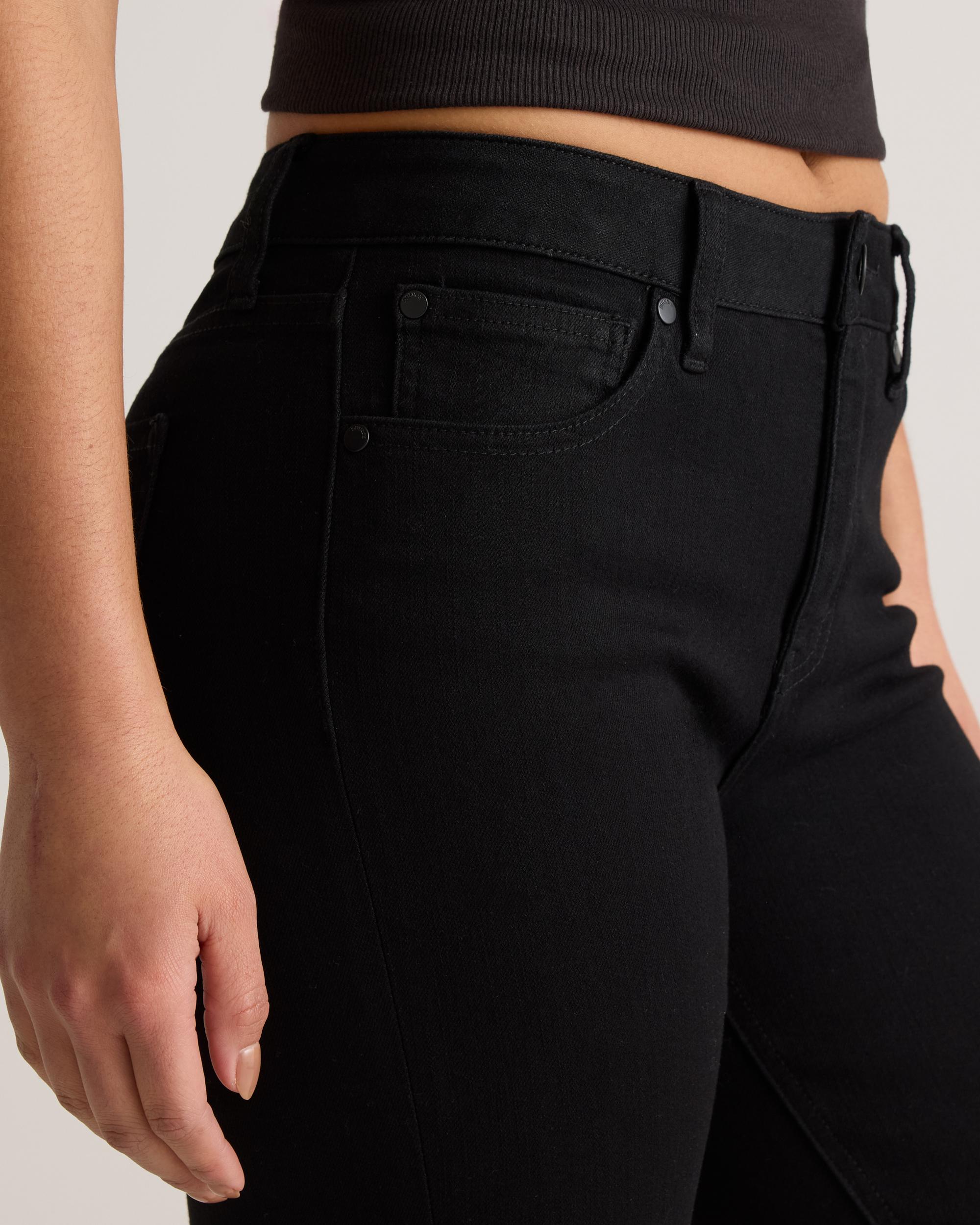 Quince | Women's Luna Stretch Slim Straight Jeans Organic Cotton Product Image