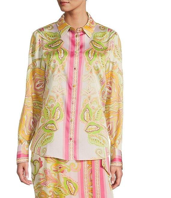 Antonio Melani Clio Satin Printed Wrap Coordinating Skirt Product Image