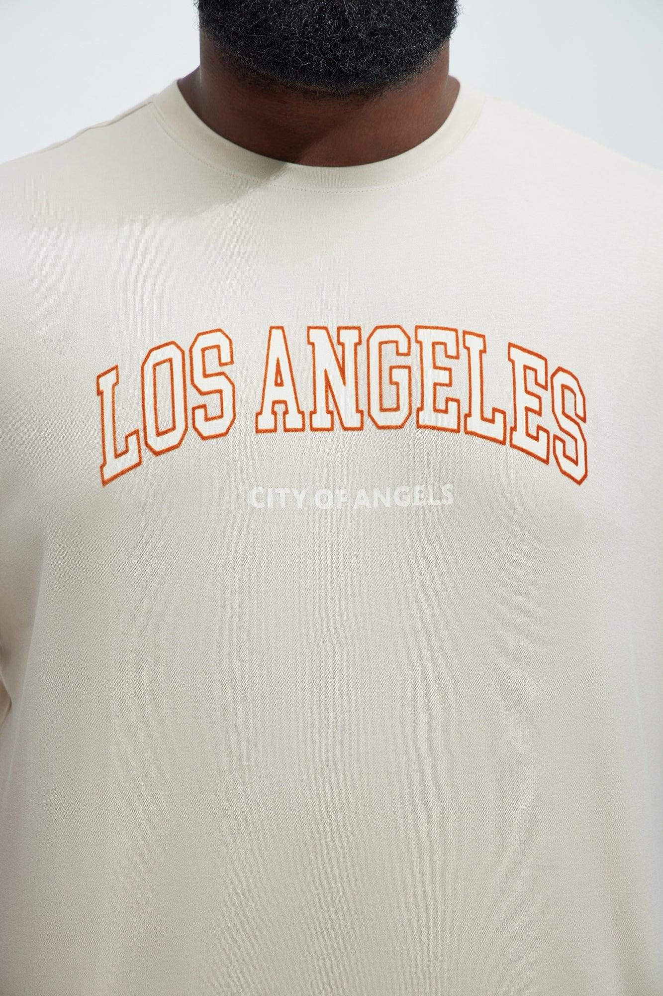 Los Angeles Coordinates Short Sleeve Tee - Sand Product Image