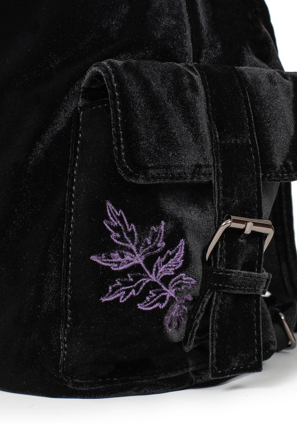 Atropos Moth Embroidered Satchel Backpack Product Image