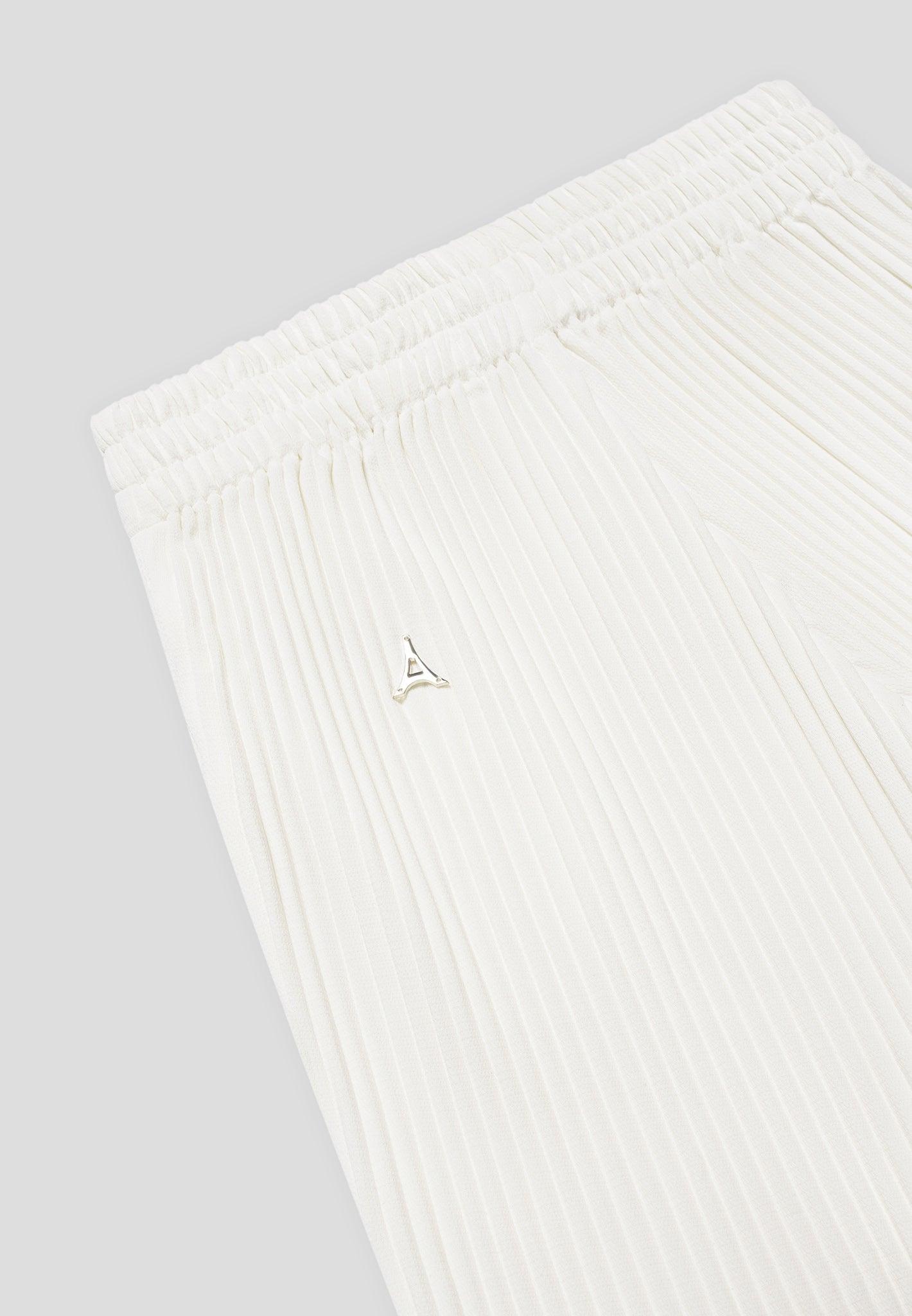 Pleated Shorts - Off White Male Product Image