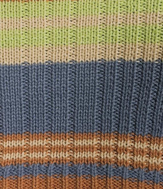 Roxy Sunshine Day Long Sleeve Coordinating Striped Cropped Top Product Image