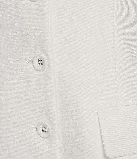 Antonio Melani Gianna Twill Round Neck Sleeveless Button Front Dress Product Image