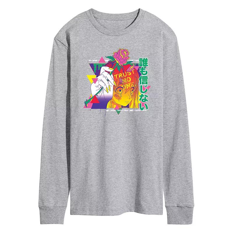 Men's Anime Trust No One Long Sleeve Tee,  Product Image