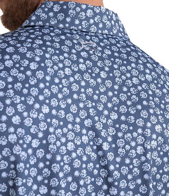 Southern Tide Driver Blossom Bliss Printed Short Sleeve Polo Shirt Product Image