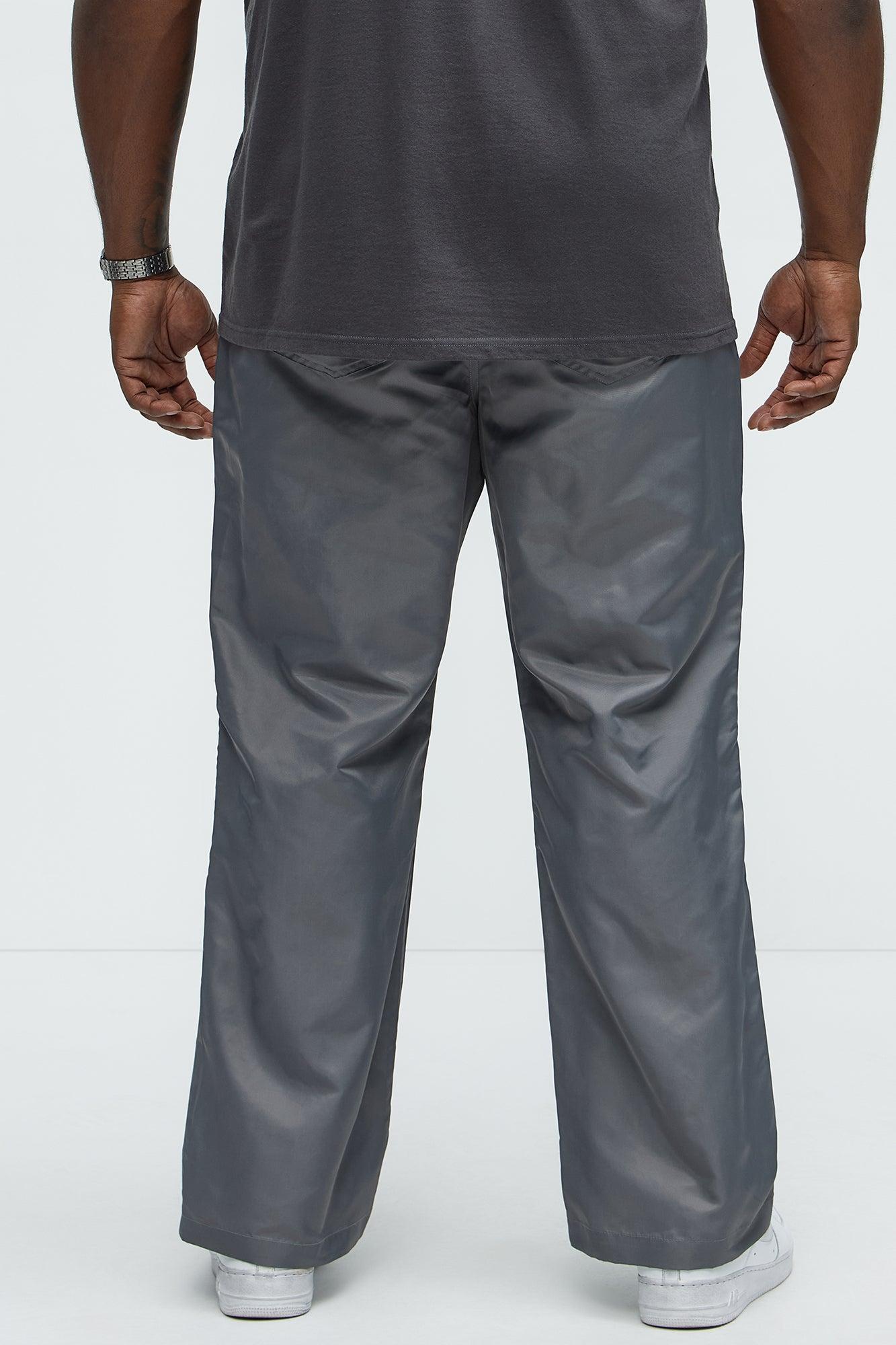 Panel Pocket Relaxed Tech Cargo Pant - Grey Product Image